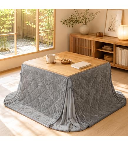 Amazon｜はっ水リバーシブルダイニングこたつ布団 モルフ 135×80cm